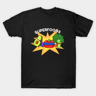 Superfoods Cute Food Veggie Pun T-Shirt